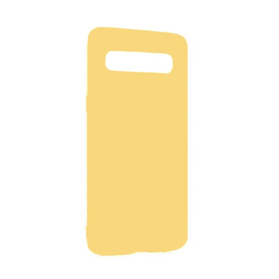 Silicone Case for Samsung Galaxy S10 Yellow